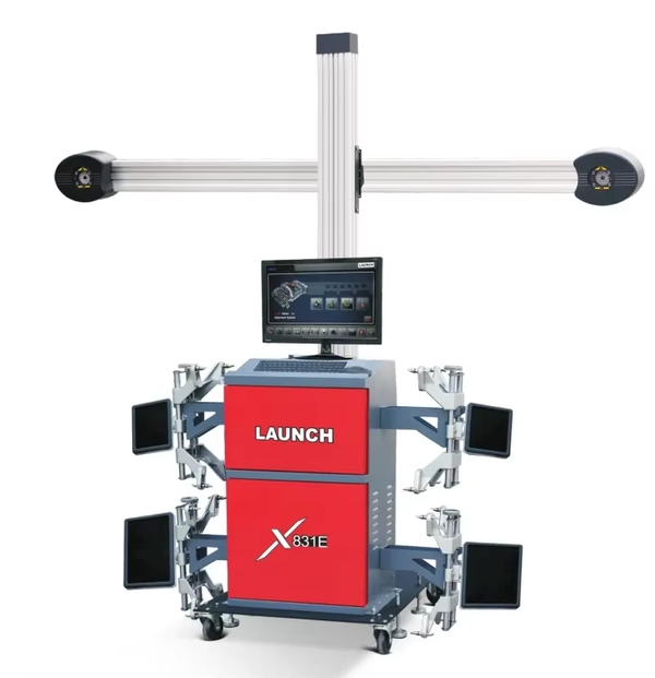 Launch X 831S Auto Tracking Beam 11 25 Inch Rim 3D Four Wheel Alignment Machine
