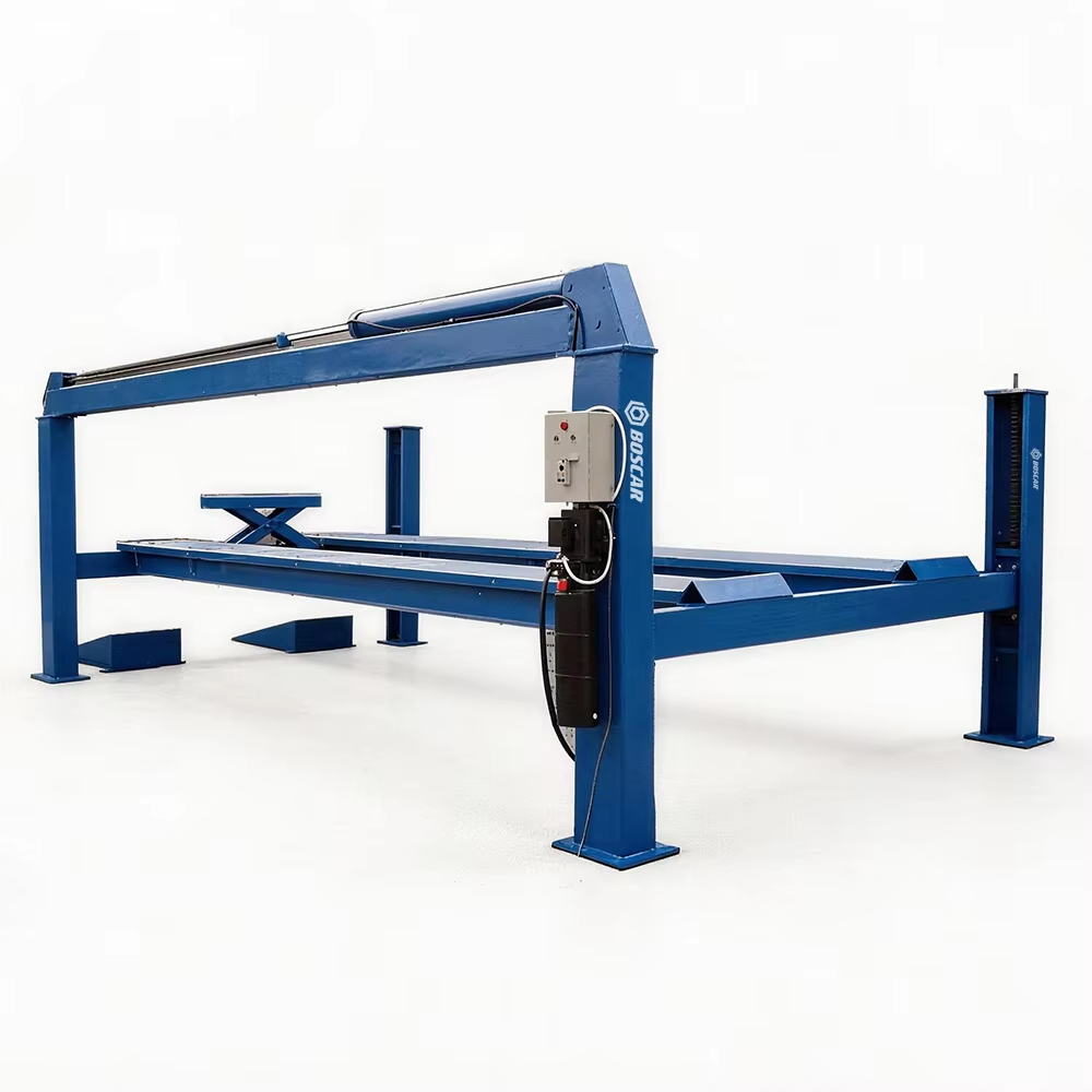 Boscar BC-4P8T 8T 10T Heavy Duty Four Post Car Lift Hydraulic Auto Hoist