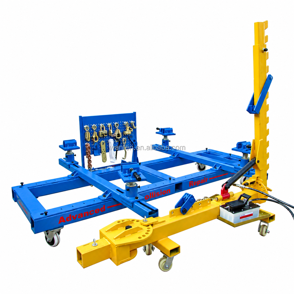BOSCAR Portable Frame Machine Frame Straighten Machine 10T Tower Pulling Force