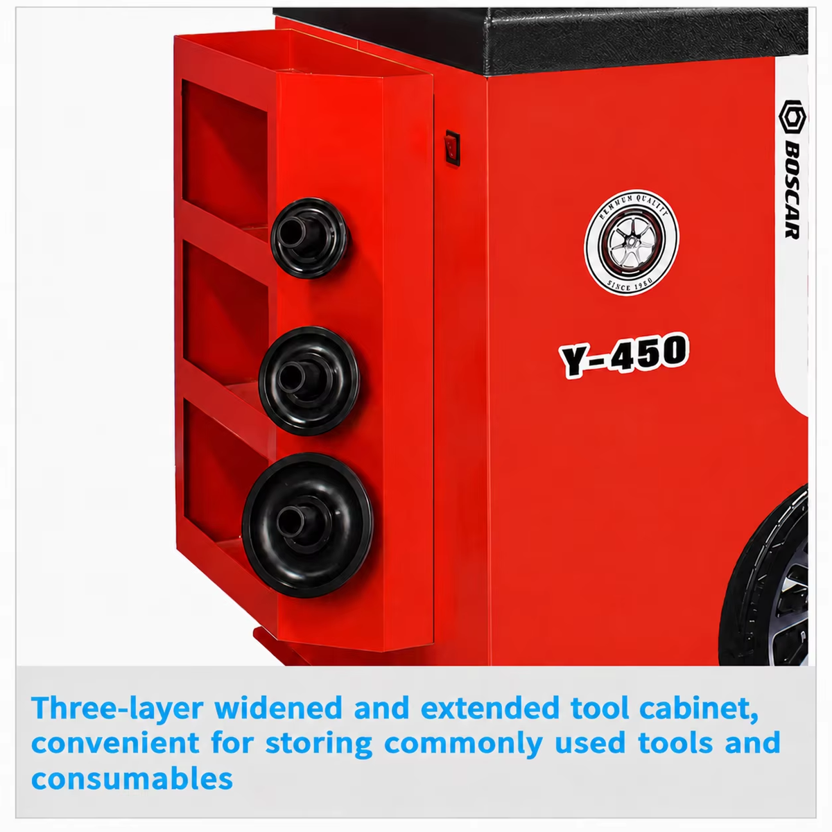 Automatic Car Wheel Balancer 10"-28" with Tire Lift and Laser Location