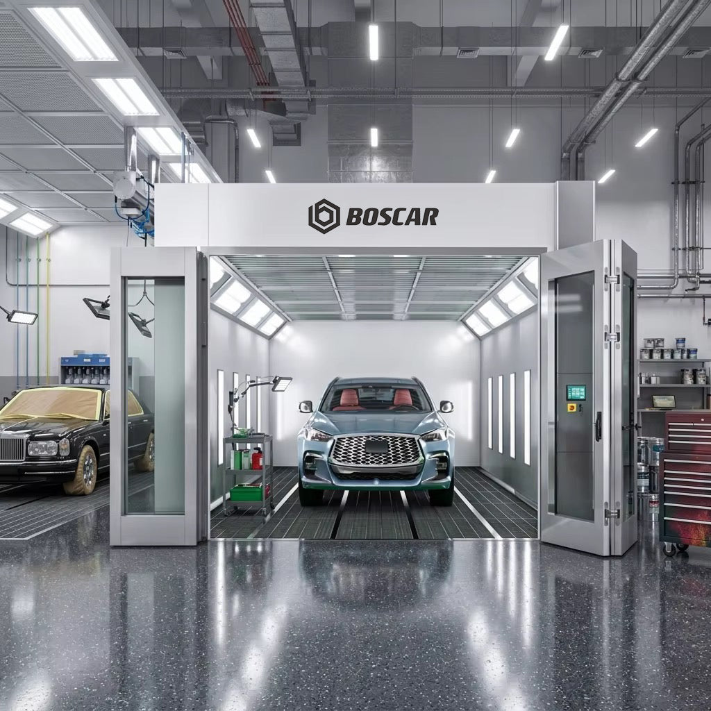 Luxury Pit-Type Car Spray Painting Booth with Electric/Diesel Heating