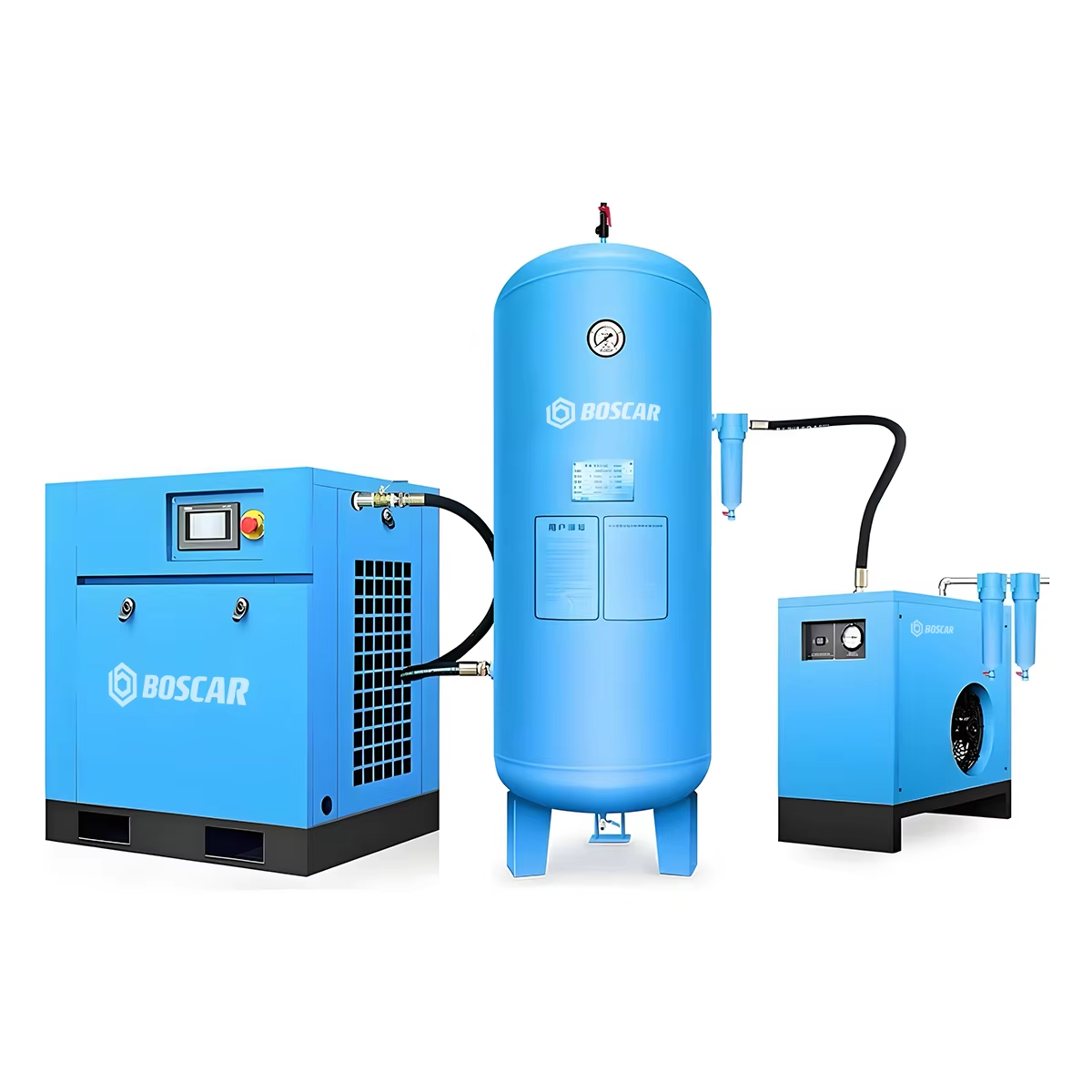 BOSCAR PRVF7.5 Silent Screw Air Compressor 7.5KW 10HP