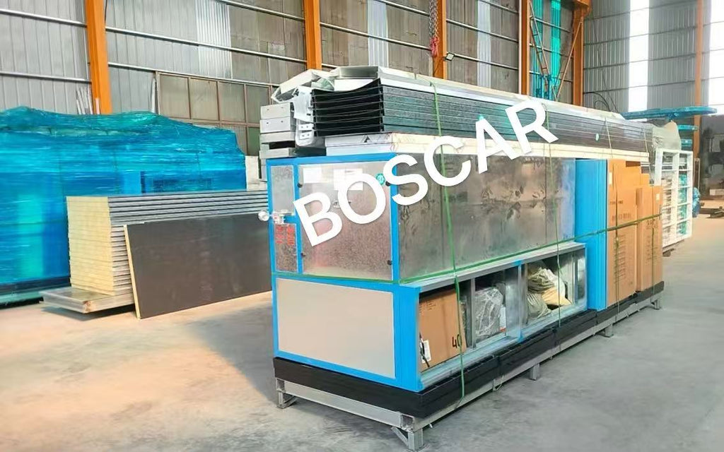 Luxury 8m Spray Booth Internal ramp Car Paint Booth with Electric/Diesel Heating