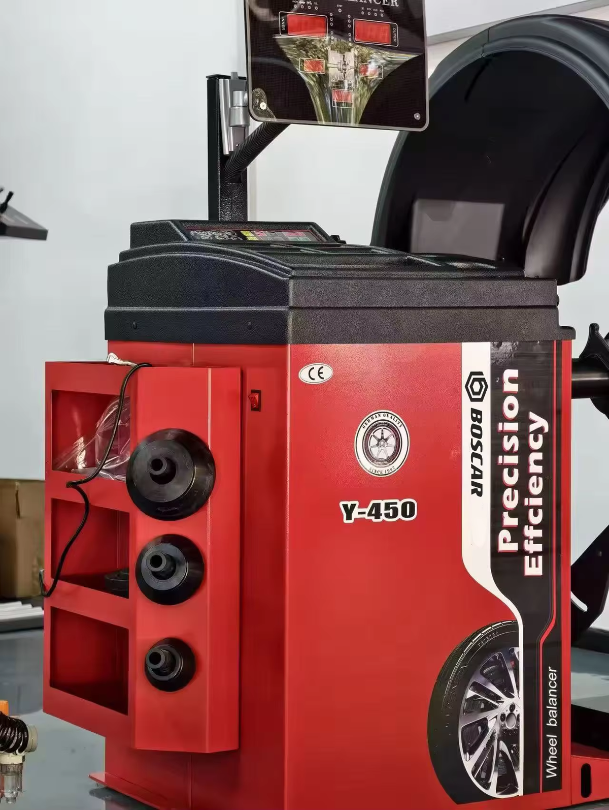 Automatic Car Wheel Balancer 10"-28" with Tire Lift and Laser Location