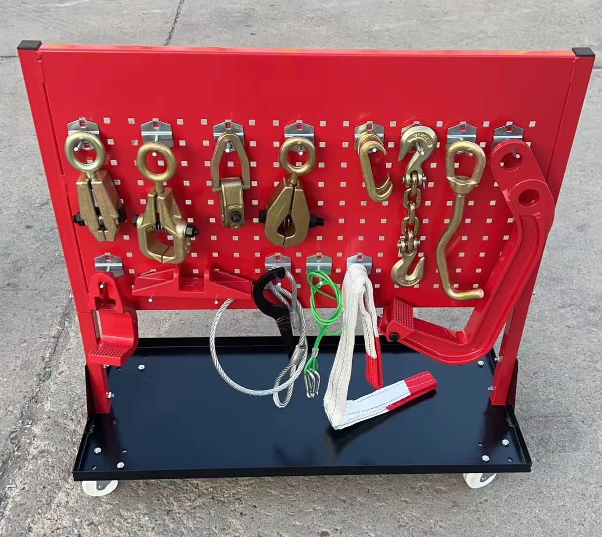 BOSCAR Portable Frame Machine Frame Straighten Machine 10T Tower Pulling Force
