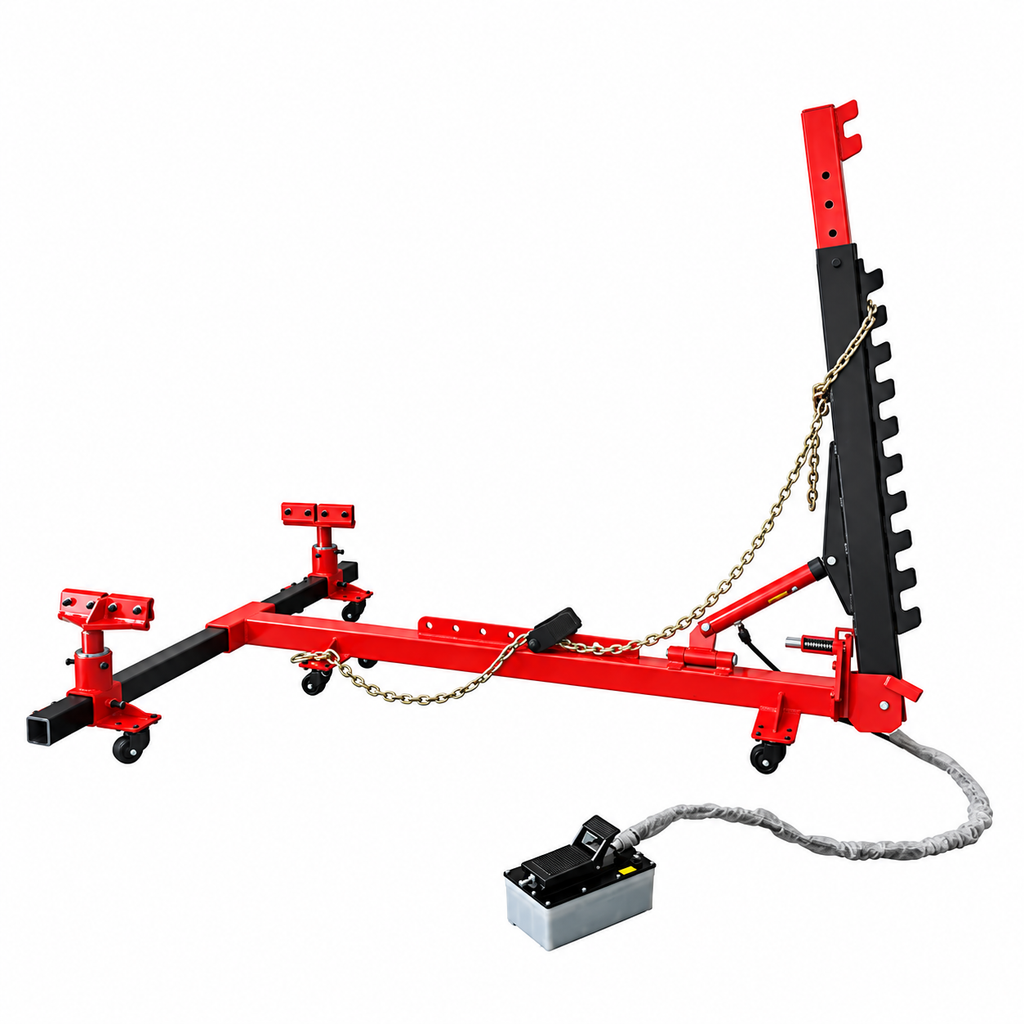 BOSCAR Portable Frame Machine Frame Straighten Machine 10T Tower Pulling Force