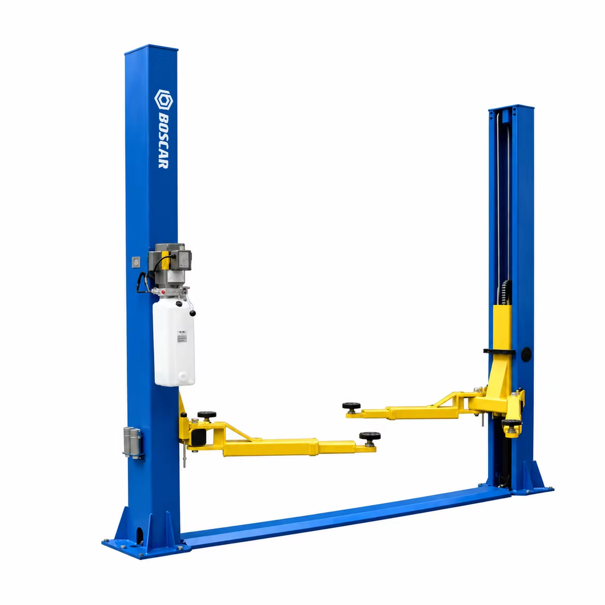 BOSCAR 4T 5T 5.5T Floor Plate Two Post Car Lift Hydraulic Auto Hoist with Single Arm Manual Unlock (TPL-4000BE)