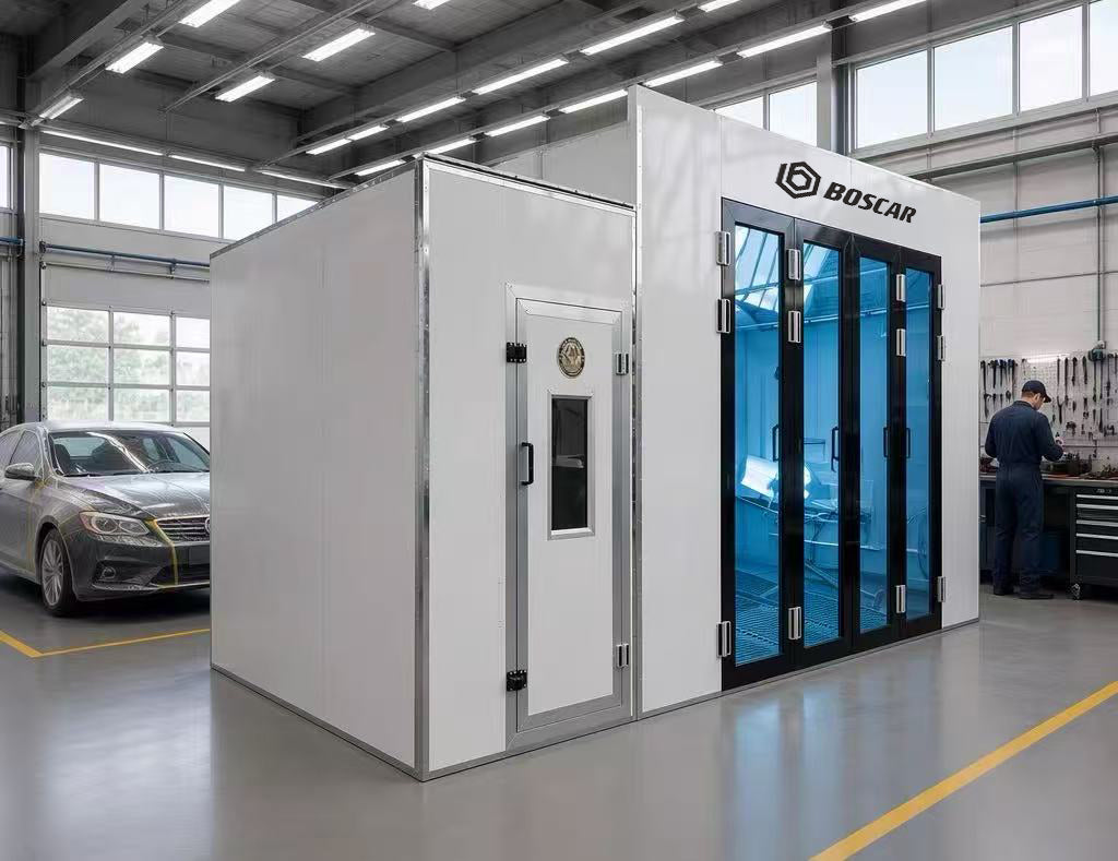 Luxury Pit-Type Car Spray Painting Booth with Electric/Diesel Heating