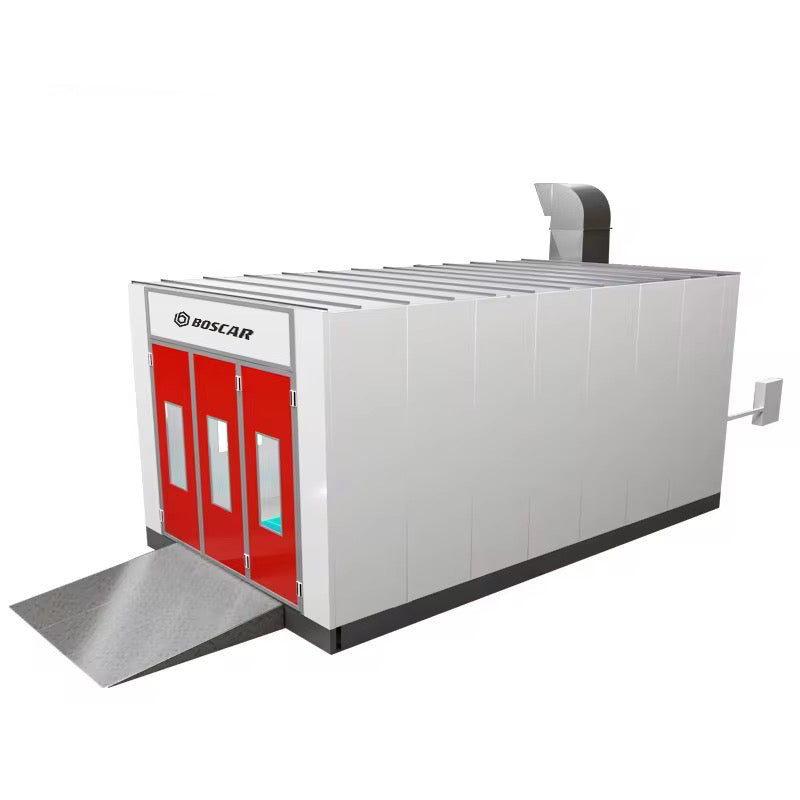 Luxury 8m Spray Booth external ramp Car Baking Oven with Electric/Diesel Heating