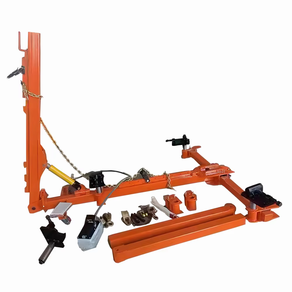 BOSCAR Portable Frame Machine Frame Straighten Machine 10T Tower Pulling Force