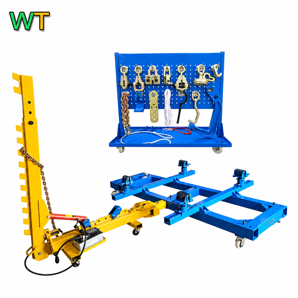 BOSCAR Portable Frame Machine Frame Straighten Machine 10T Tower Pulling Force