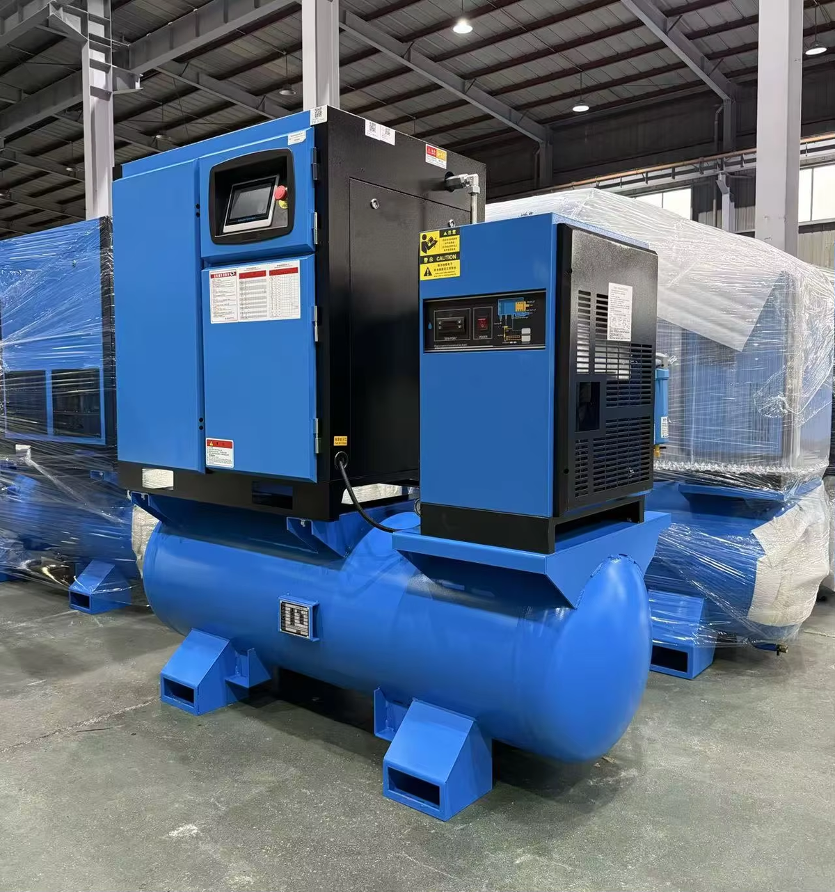 BOSCAR PRVF7.5 Silent 4 in 1 Screw Air Compressor 7.5KW 10HP
