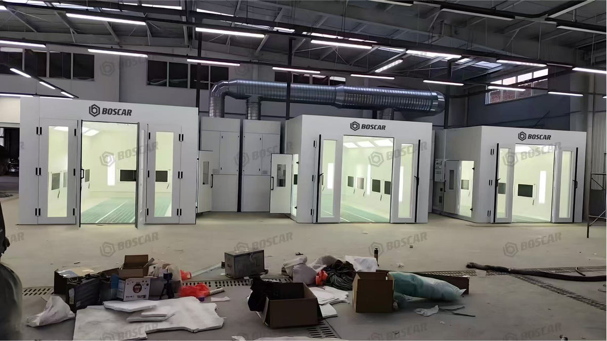 Luxury Pit-Type Car Spray Painting Booth with Electric/Diesel Heating
