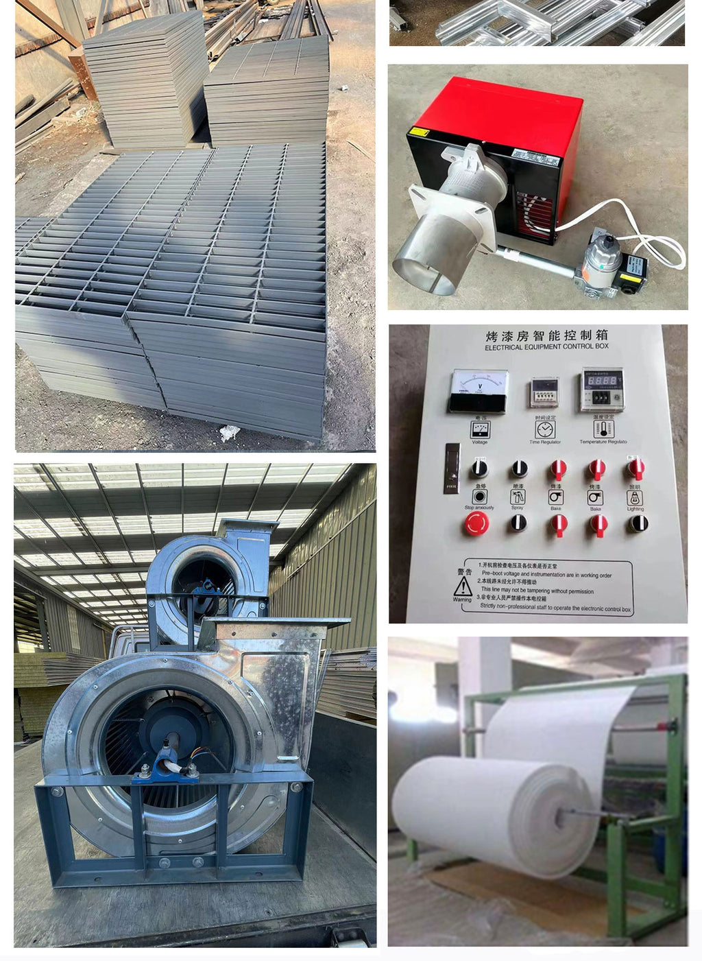 Boscar Luxury spray booth product(Two heating method)