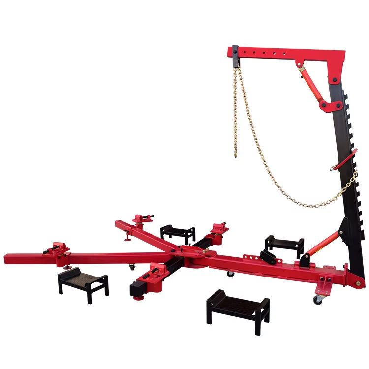 BOSCAR Portable Frame Machine Frame Straighten Machine 10T Tower Pulling Force