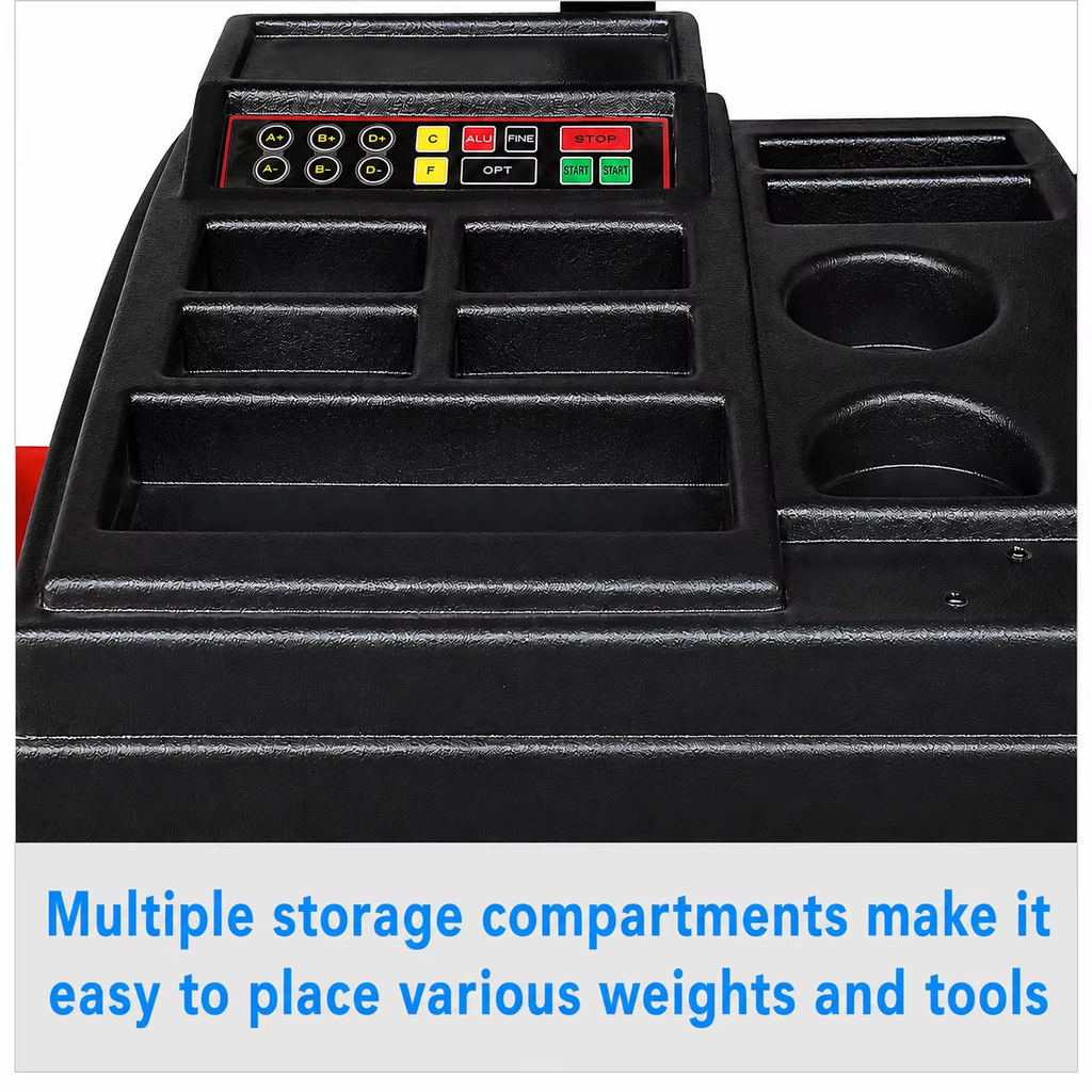 Automatic Car Wheel Balancer 10"-28" with Tire Lift and Laser Location