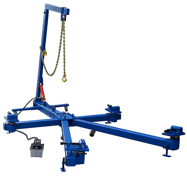 BOSCAR Portable Frame Machine Frame Straighten Machine 10T Tower Pulling Force