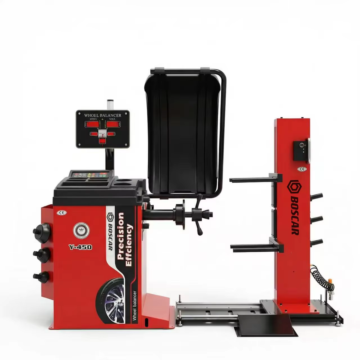Automatic Car Wheel Balancer 10"-28" with Tire Lift and Laser Location