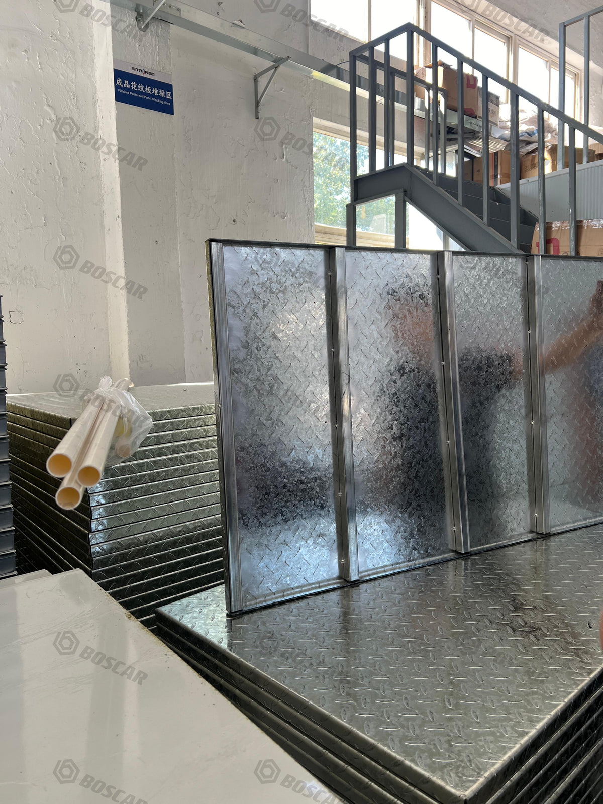 Luxury 9m Spray Booth external ramp Car Paint Booth with Electric/Diesel Heating